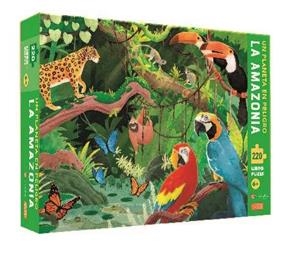 Amazonas. 220 Piezas. Con puzzle. Edic. ilustrado (Español) | 9788418127496 | V. Bonaguro/E. Lorenzi | Librería Castillón - Comprar libros online Aragón, Barbastro