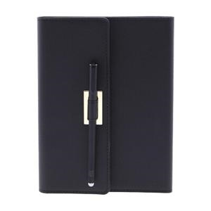 FUNDA LIBRETA TAMAÑO A5 LISO + BOLÍGRAFO COLOR BLACK STF2435NG | 8435458063468 | Librería Castillón - Comprar libros online Aragón, Barbastro