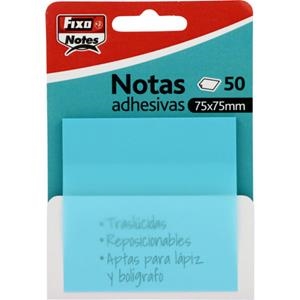 PACK 50 NOTAS ADHESIVAS 75x75 mm AZUL PASTEL | 8413623506760 | Librería Castillón - Comprar libros online Aragón, Barbastro