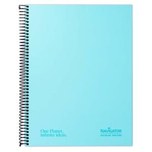 CUADERNO NAVIGATOR TAPA FORRADA EXTRA DURA A4 80H 80GR CUADRICULA 5mm AZUL CLARO | 8413623088867 | Librería Castillón - Comprar libros online Aragón, Barbastro