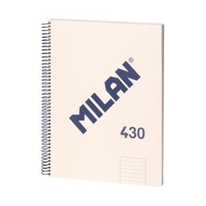 CUADERNO MILAN SERIE 1918 ESPIRAL A4 80H CUADRICULA BEIG | 8411574104827 | Librería Castillón - Comprar libros online Aragón, Barbastro