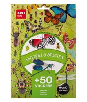 PEGATINAS ANIMALES ESPECIES INSECTOS 5 HOJAS | 8410782194293 | Librería Castillón - Comprar libros online Aragón, Barbastro