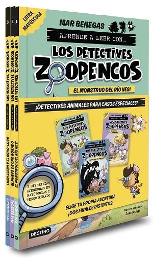 Pack Aprende a leer con...Los Detectives Zoopencos 1-3. Elige tu historia | 9788408285960 | Benegas, Mar | Librería Castillón - Comprar libros online Aragón, Barbastro