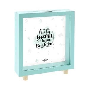 HUCHA DE MADERA MINT QUE TUS SUEÑOS SE HAGAN REALIDAD | 8435458072187 | Librería Castillón - Comprar libros online Aragón, Barbastro