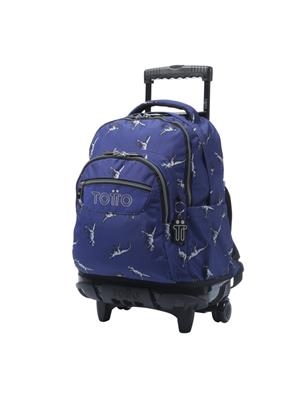MOCHILA CON RUEDAS RUE BOMPER RENGLONES TOTTO 9JB | 7704758860222 | Librería Castillón - Comprar libros online Aragón, Barbastro