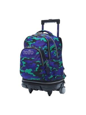 MOCHILA CON RUEDAS DESMONTABLE TIZA TOTTO 8JY | 7704758843171 | Librería Castillón - Comprar libros online Aragón, Barbastro