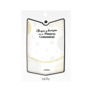 PULSERA CRUZ DORADA- ALEGRÍA Y DIVERSIÓN EN TU PRIMERA COMUNIÓN | 8435458081714 | Librería Castillón - Comprar libros online Aragón, Barbastro