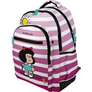 Mochila escolar juvenil rubber mafalda 24 birdie | 8413623086337 | Librería Castillón - Comprar libros online Aragón, Barbastro
