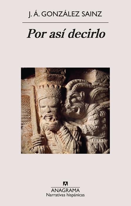 Por así decirlo | 9788433924070 | González Sainz, J. Á. | Librería Castillón - Comprar libros online Aragón, Barbastro