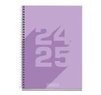 AGENDA ESCOLAR 2024/25 MIQUELRIUS 155x213 DÍA PÁGINA BASIC MALVA MR26700 | 8422593267004 | Librería Castillón - Comprar libros online Aragón, Barbastro