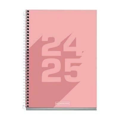 AGENDA ESCOLAR 2024/25 MIQUELRIUS 155x213 DÍA PÁGINA BASIC ROSA MR26671 | 8422593266717 | Librería Castillón - Comprar libros online Aragón, Barbastro