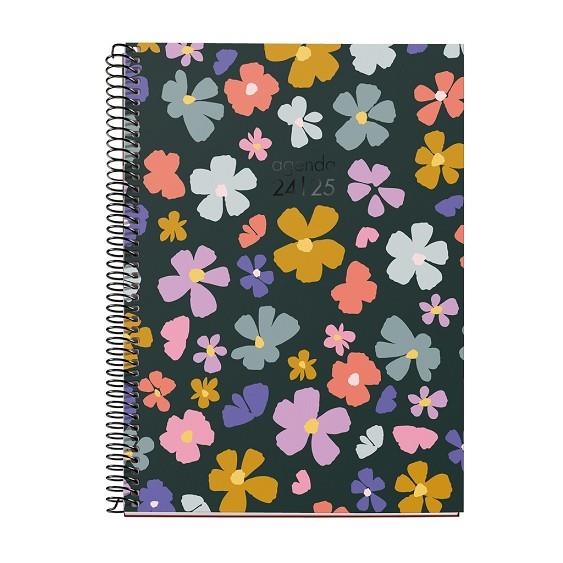 AGENDA ESCOLAR 18 MESES 2024/25 MIQUELRIUS 155x213 SEMANA VISTA FLOWERY MR34159 | 8422593341599 | Librería Castillón - Comprar libros online Aragón, Barbastro