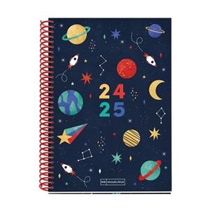 AGENDA ESCOLAR 2024/25 MIQUELRIUS 155x213 SEMANA VISTA PLUS JUNIOR SPACE MR26693 | 8422593266939 | Librería Castillón - Comprar libros online Aragón, Barbastro