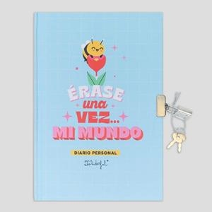 DIARIO PERSONAL CON LLAVE ERASE UNA VEZ MI MUNDO - MR WONDERUL | 8445641040701 | Librería Castillón - Comprar libros online Aragón, Barbastro