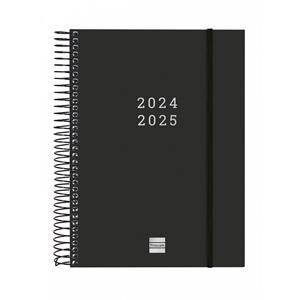 AGENDA ESP. 18 MESES 15x21 2 DÍA PÁGINA 2024/25 NEGRA | 8422952375814 | Librería Castillón - Comprar libros online Aragón, Barbastro