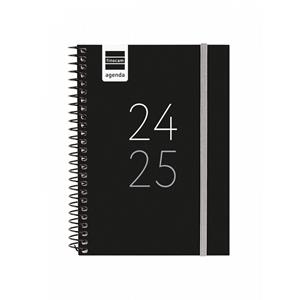 AGENDA CURSO FINOCAM 2024/25 SEMANA VISTA HORIZONTAL 1/8 SECUNDARIA NEGRA | 8422952377573 | Librería Castillón - Comprar libros online Aragón, Barbastro