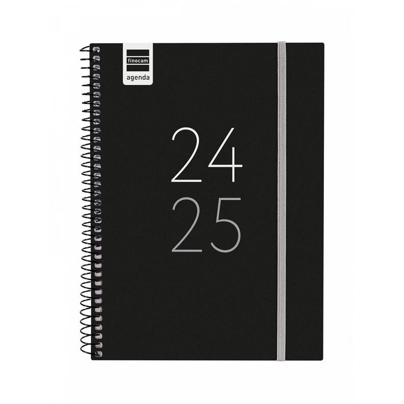 AGENDA CURSO FINOCAM 2024/25 SEMANA VISTA HORIZONTAL 1/4 SECUNDARIA NEGRA | 8422952377658 | Librería Castillón - Comprar libros online Aragón, Barbastro
