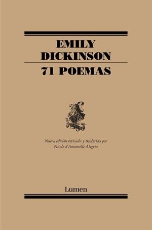 71 poemas (Nueva edición revisada) | 9788426426956 | Emily Dickinson | Librería Castillón - Comprar libros online Aragón, Barbastro