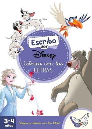 Escribo con Disney. Colorea con las letras (Disney. Primeros aprendizajes) | 9788419487223 | Disney | Librería Castillón - Comprar libros online Aragón, Barbastro