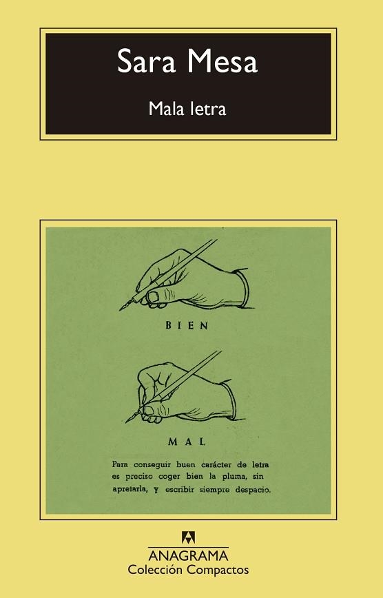 Mala letra | 9788433960580 | Mesa, Sara | Librería Castillón - Comprar libros online Aragón, Barbastro