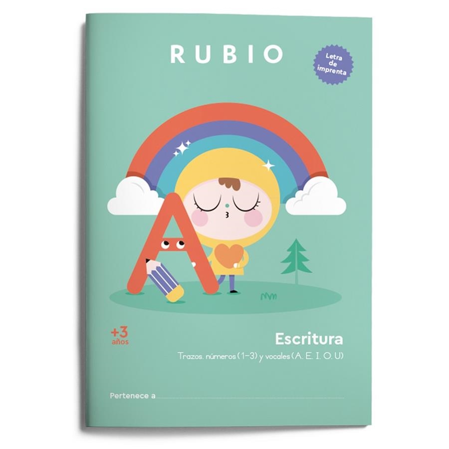 Escritura con letra de imprenta (+3 años) | 9788418964800 | ENRIQUE RUBIO POLO SLU | Librería Castillón - Comprar libros online Aragón, Barbastro