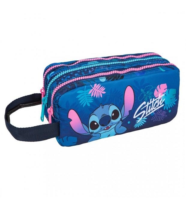 ESTUCHE PORTATODO TRES CREMALLERAS  STICH | 5903686344824 | Librería Castillón - Comprar libros online Aragón, Barbastro