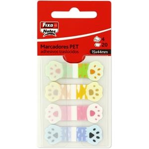 MARCADORES ADHESIVOS TRASLUCIDOS POPUP 4 MODELOS 20H/CADA 15X44MM HUELLAS | 8413623506927 | Librería Castillón - Comprar libros online Aragón, Barbastro