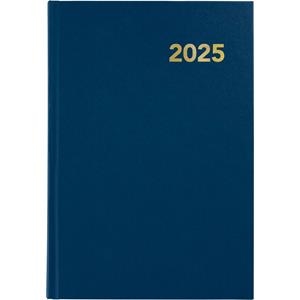 AGENDA 2025 BRETAÑA 145X210 MM DÍA PÁGINA VINILO TAPA DURA CUATRILINGUE AZUL FSC GRAFOPLÁS | 8413623173839 | Librería Castillón - Comprar libros online Aragón, Barbastro
