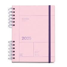 AGENDA MIQUELRIUS 2025 PLUS 155x213 mm W-O SEMANA VISTA ROSA | 8422593347966 | Librería Castillón - Comprar libros online Aragón, Barbastro