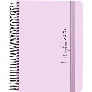 AGENDA 2025 GRAFOPLAS COLORS 15X21CM DÍA PÁGINA SOFT ESPIRAL METALICA CUATRILINGUE LAVANDA | 8413623172689 | Librería Castillón - Comprar libros online Aragón, Barbastro