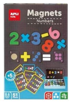 JUEGO MAGNÉTICO APLI NUEMROS 51 PIEZAS | 8410782194446 | Librería Castillón - Comprar libros online Aragón, Barbastro