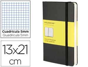 MOLESKINE LIBRETA CLASICA TAPA DURA LARGE 13X21CM CUADRICULA NEGRO | 9788883701139 | MOLESKINE | Librería Castillón - Comprar libros online Aragón, Barbastro