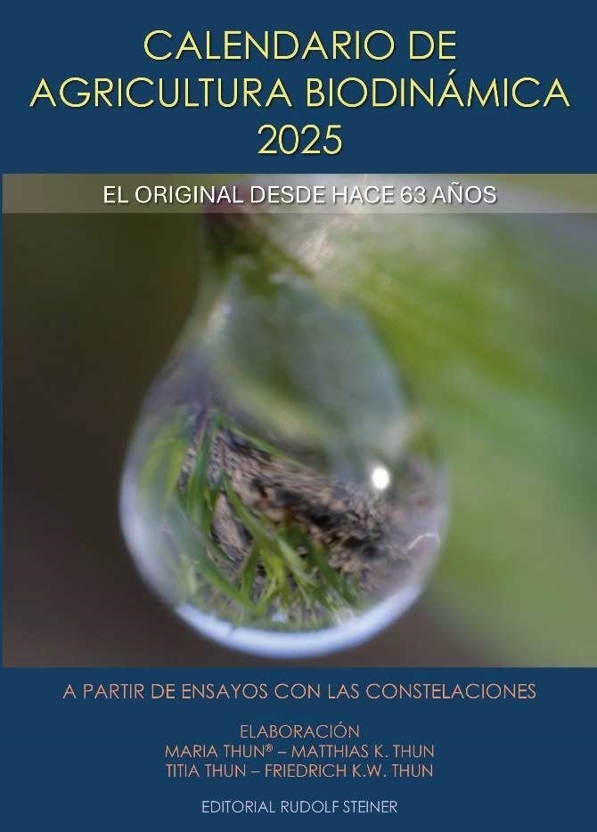 Calendario de agricultura biodinámica 2025 | 9788418919329 | FRIEDRICH K W | Librería Castillón - Comprar libros online Aragón, Barbastro