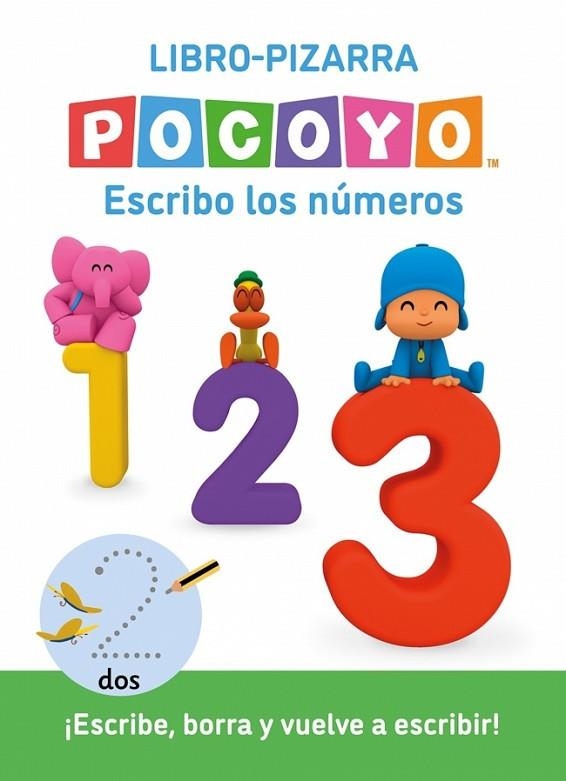 Pocoyó. Lectoescritura - Escribo los números (Libro-pizarra) | 9788448869977 | Animaj | Librería Castillón - Comprar libros online Aragón, Barbastro