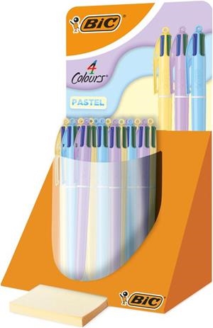 BOLIGRAFO BIC 4 COLORES CUERPO COLOR PASTEL PUN 3 COLORES SURTIDOS | 1086125173194 | Librería Castillón - Comprar libros online Aragón, Barbastro