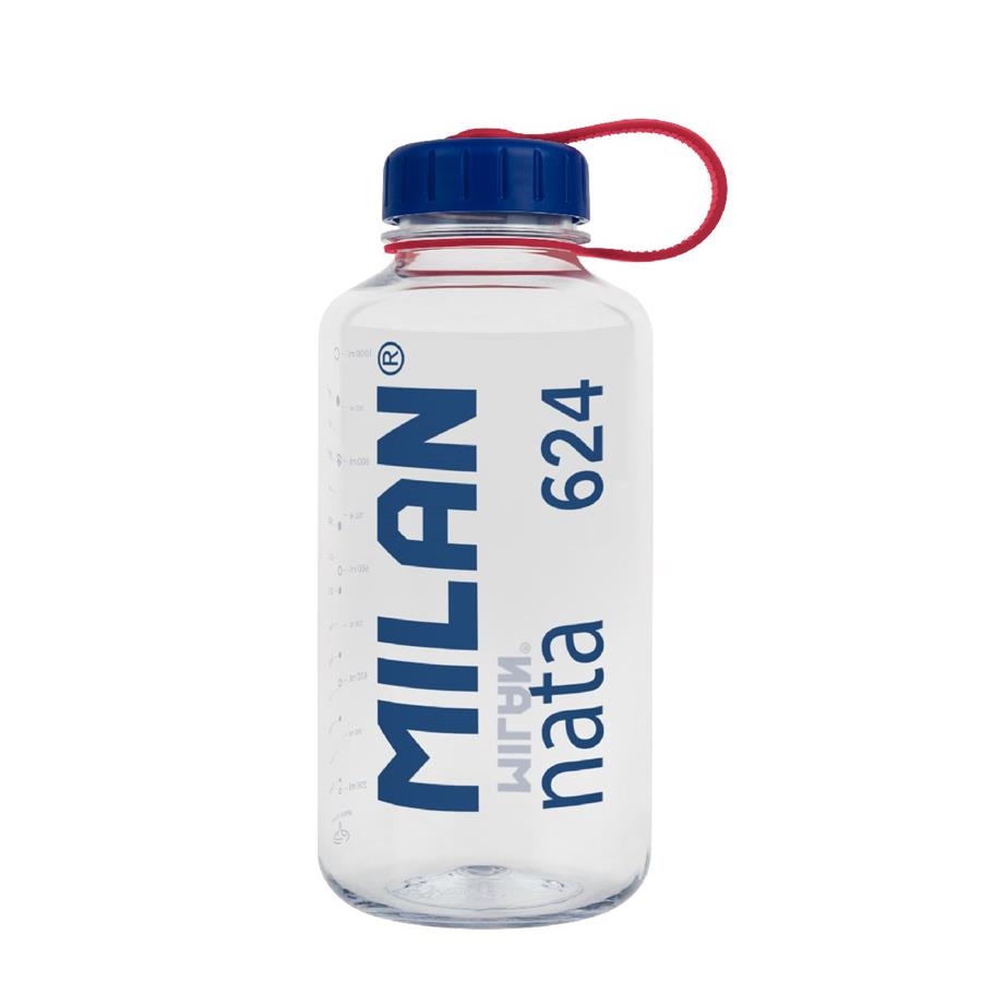 BOTELLA TRANSPARENTE TRITAN MILAN NATA 624 1 LITRO | 8411574106401 | Librería Castillón - Comprar libros online Aragón, Barbastro