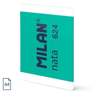 LIBRETA MILAN NATA 624 A4 48H LÍNEAS VERDE | 8411574109914 | Librería Castillón - Comprar libros online Aragón, Barbastro