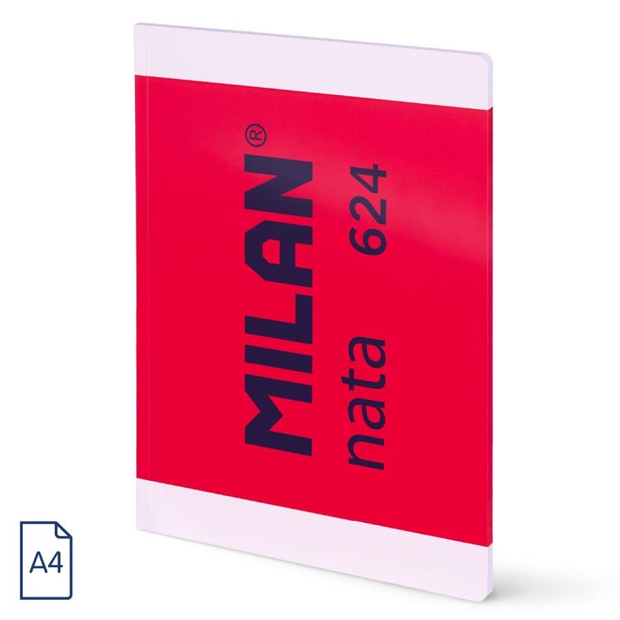 LIBRETA MILAN NATA 624 A4 48H CUADRÍCULA ROSA | 8411574109846 | Librería Castillón - Comprar libros online Aragón, Barbastro