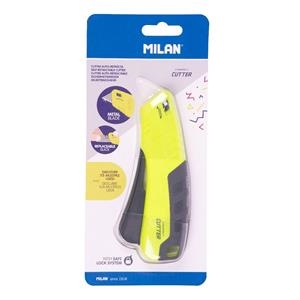CUTTER AUTO-RETRÁCTIL HOJA METÁLICA COMPACT ACID AMARILLO | 8411574108948 | Librería Castillón - Comprar libros online Aragón, Barbastro