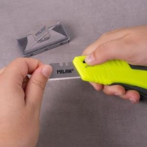 CUTTER AUTO-RETRÁCTIL HOJA METÁLICA COMPACT ACID AMARILLO | 8411574108948 | Librería Castillón - Comprar libros online Aragón, Barbastro