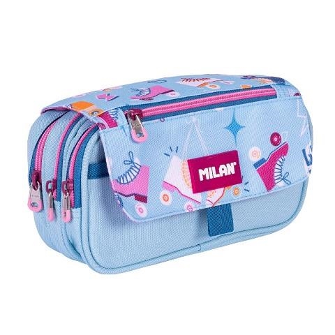 ESTUCHE PORTATODO MILAN 4 CREMALLERAS CON SOLAPA SERIE ESPECIAL ROLLER 2 | 8411574110927 | Librería Castillón - Comprar libros online Aragón, Barbastro