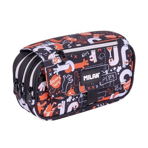 ESTUCHE PORTATODO MILAN 4 CREMALLERAS CON SOLAPA FINGUERS | 8411574111184 | Librería Castillón - Comprar libros online Aragón, Barbastro