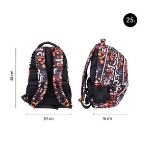 MOCHILA ESCOLAR MILAN 4 CREMALLERAS 25 LITROS FINGERS | 8411574111245 | Librería Castillón - Comprar libros online Aragón, Barbastro