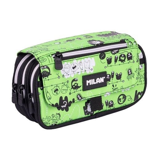 ESTUCHE PORTATODO MILAN 4 CREMALLERAS CON SOLAPA TANDEM 2 | 8411574111306 | Librería Castillón - Comprar libros online Aragón, Barbastro