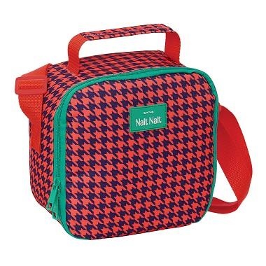 BOLSA TÉRMICA CUADRADA NAIT NAIT PATA DE GALLO CORAL | 8435652234657 | Librería Castillón - Comprar libros online Aragón, Barbastro