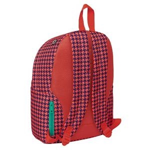 MOCHILA GRANDE ORDENADOR NAIT NAIT PATA DE GALLO CORAL | 8435652234664 | Librería Castillón - Comprar libros online Aragón, Barbastro