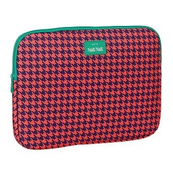 FUNDA PORTATIL 14" NAIT NAIT PATA DE GALLO CORAL | 8435652234688 | Librería Castillón - Comprar libros online Aragón, Barbastro