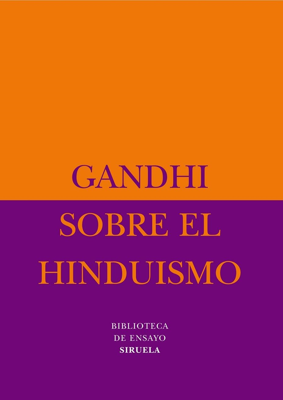 SOBRE EL HINDUISMO | 9788498410167 | GANDHI | Librería Castillón - Comprar libros online Aragón, Barbastro