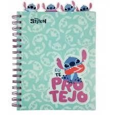 CUADERNO ESPIRAL A5 CON DIVISIONES 100H CUADRICULA  STITCH PASTEL TURQUESA | 5903686375088 | Librería Castillón - Comprar libros online Aragón, Barbastro