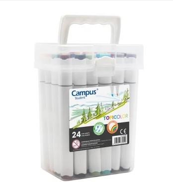 Rotuladores Doble Punta Campus Student TopiColor 24 colores | 8426307330541 | Librería Castillón - Comprar libros online Aragón, Barbastro